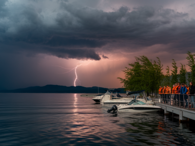 Comment réagir en 15 minutes quand une alerte orage orange frappe le lac de lugano