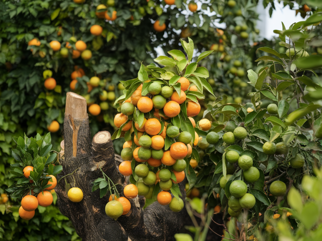 Techniques de greffe pour les agrumes - greffer un citronnier