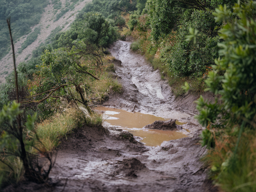 Quand et comment dégager les sentiers après des pluies intenses pour randonner en sécurité au monte san salvatore