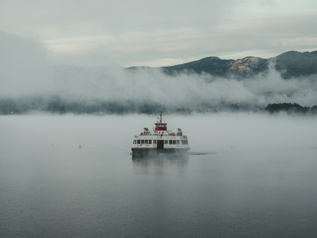 Comment choisir le meilleur créneau pour traverser le lac en ferry quand le brouillard réduit la visibilité